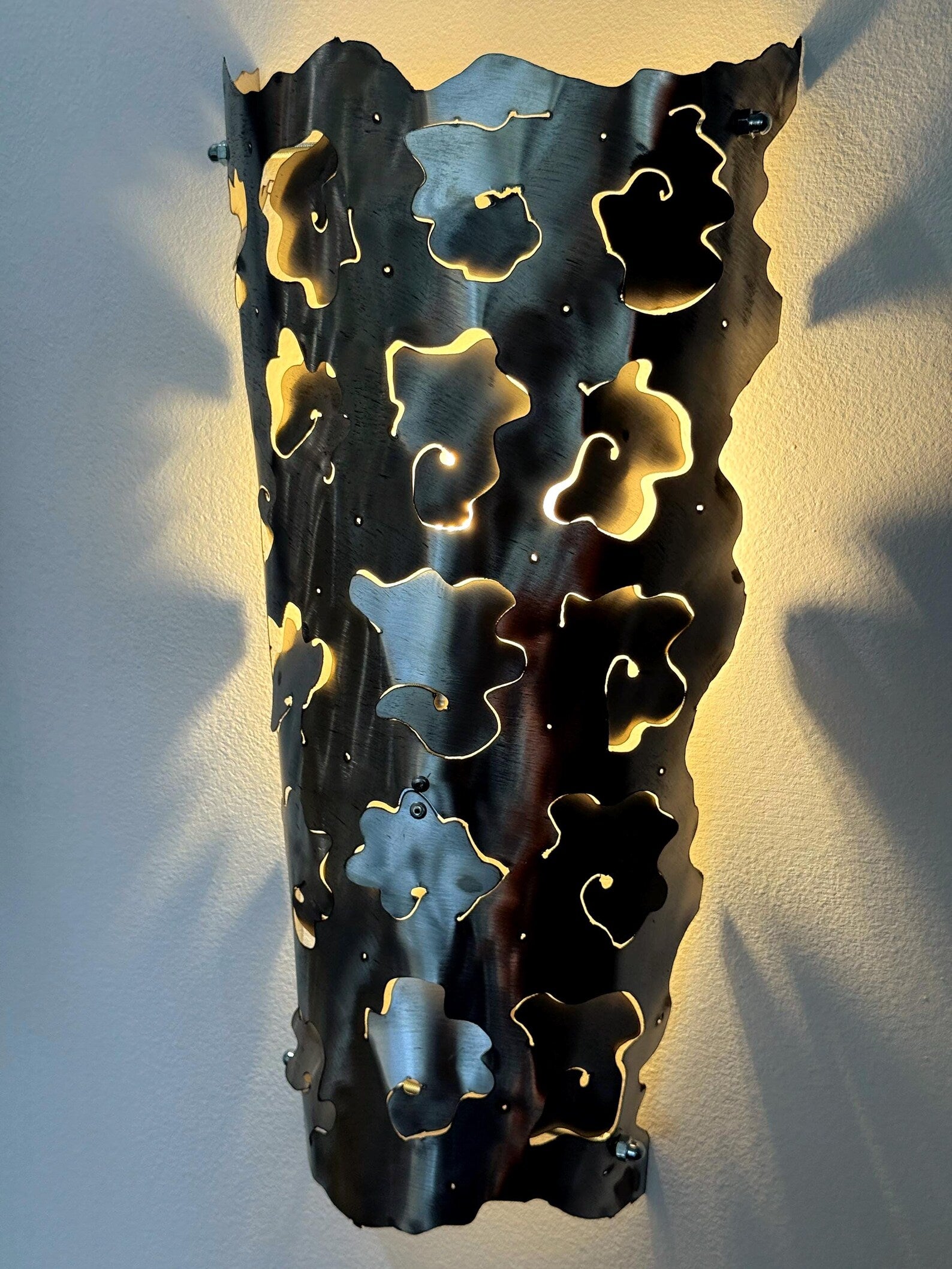 Silver Wall Sconce