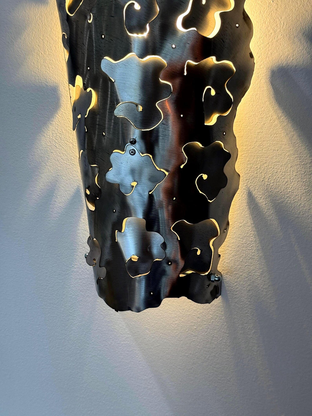 Silver Wall Sconce