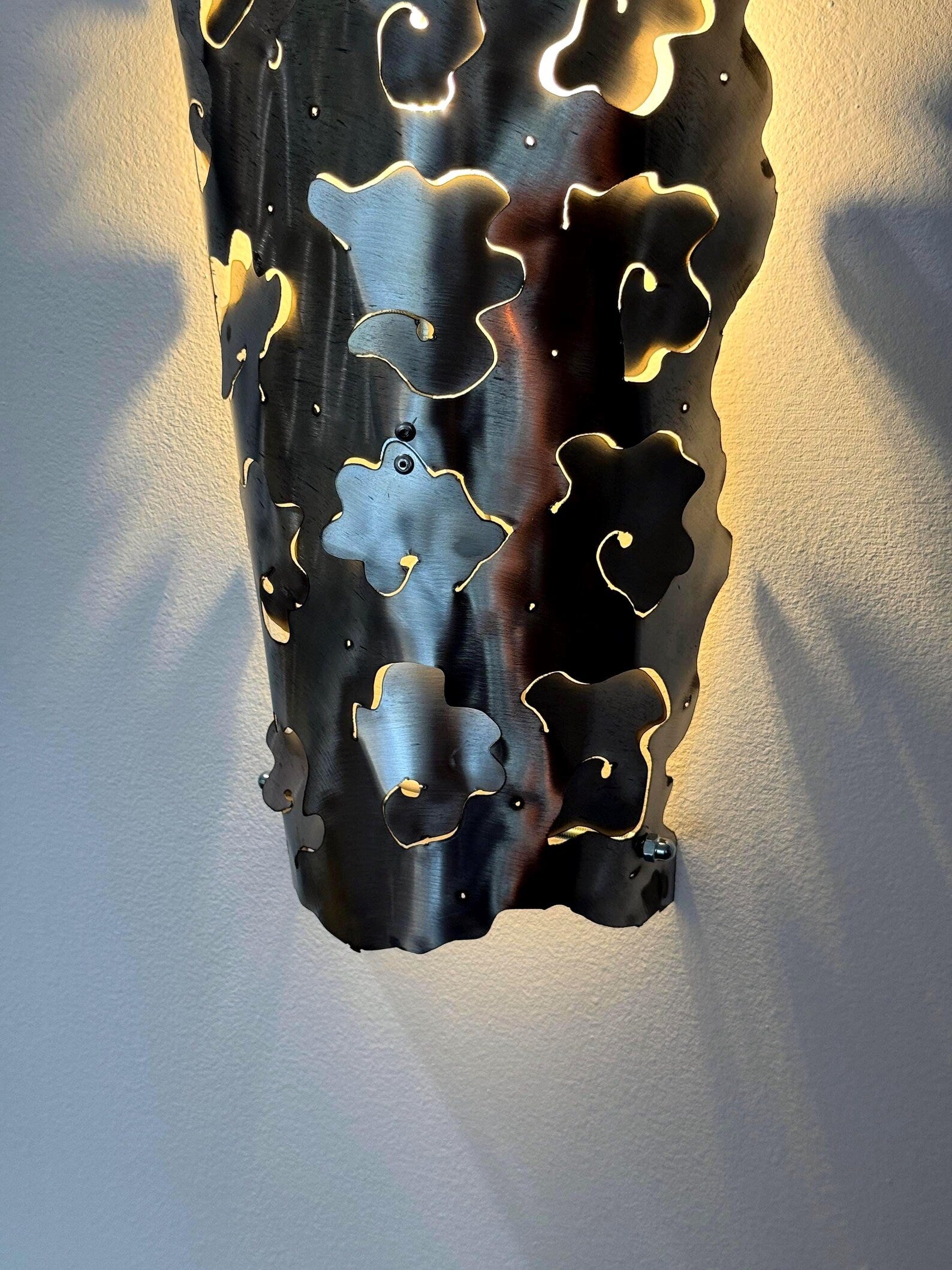Silver Wall Sconce